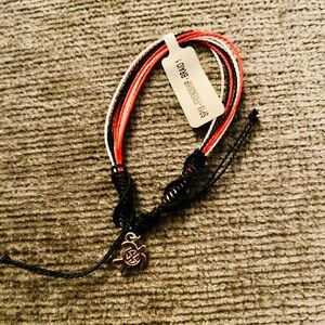 Simply Southern Friendship bracelet - red black and white